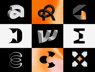 COLLECTION - 2023 a branding c d design e g icon identity illustration logo marks r symbol ui vector w x