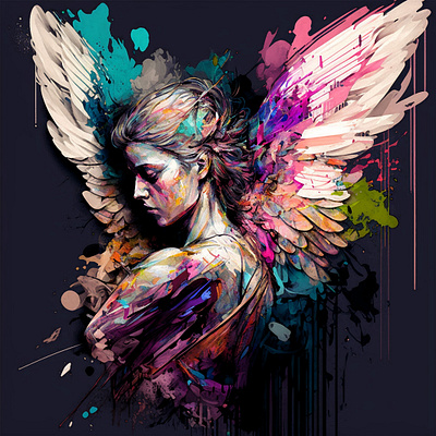 Feather woman art art design arte artwork design digital art digital arte girl girls poster poster girl poster girls woman