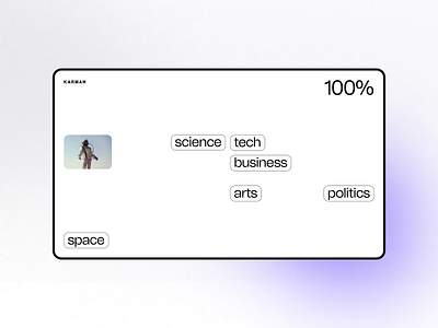 The Karman Project Website clean cosmic crypto design futuristic intelligent light minimal nft science space tech trends ui ux web web3 webdesign website white
