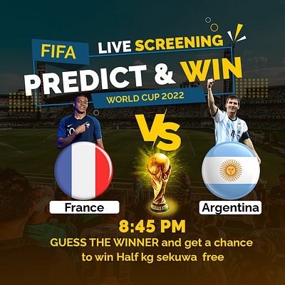 World Cup Prediction Post predict and win world cup