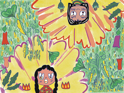 Flower Power flower illustration nature procreate