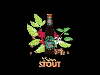 BIRA - Malabar Stout adobe adobe photoshop art branding design illustration logo minimal ui vector