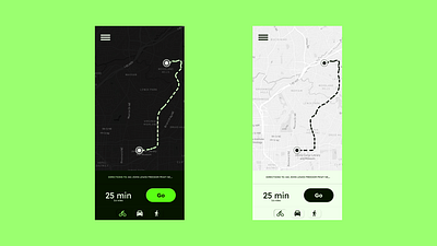 Map - Mobile dailyui directions gps map mobile navigation ui uidesign