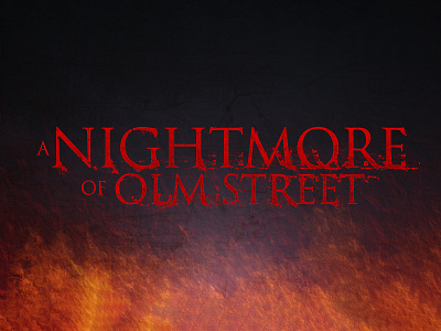 A NIGHTMARE ON ELM STREET | Text Effect - Photoshop Template 3d 3d text a nightmare on elm street cinematic design download dream file film freddy krueger horror logo mockup movie photoshop psd template