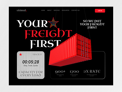 Freight Transportation & Logistics Web Template branding business cargo clean corporate courier wordpress theme delivery company delivery service figma template landing page localization logistics logistics company moving company wordpress theme responsive shipment trailer transportation truck cargo website design