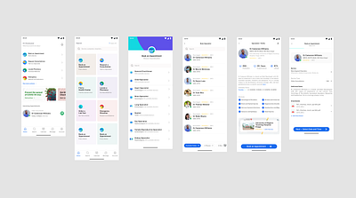 Mobile App - Health Tech app design design process ui ux website