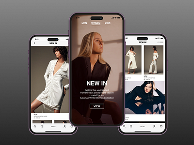 Fashion Meets Function – A Seamless Shopping Experience app design branding graphic design product design ui uiux design user interface