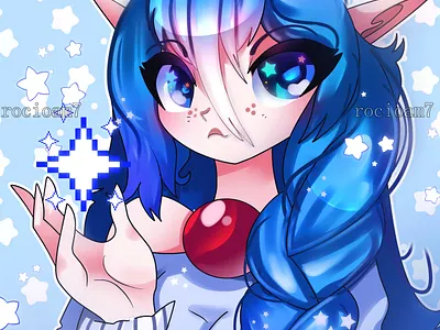 Meising OC character character design digital art digitalart fantasy illustration rocioam7