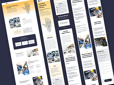 Landing page design | web design | website development