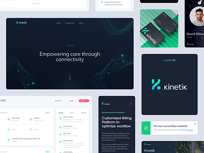 Kinetik Case Study design interface product service startup ui ux web website
