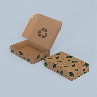 Paper Box Packaging Mockup