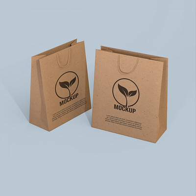 Shopping Bag Mockup eco paper