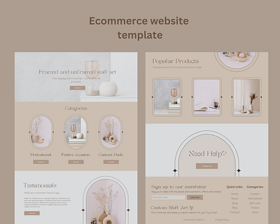 Ecommerce website template ecommerce website template