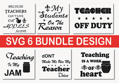 SVG 6 BUNDLE DESIGN app branding design graphic design illustration logo typography ui ux vector