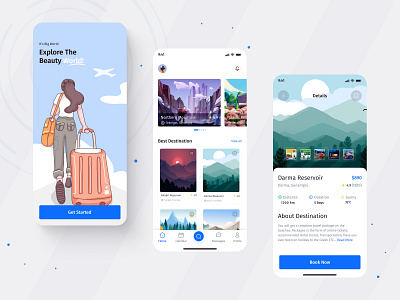 Travel App Design agency app app design design graphic design mobile app tourism travel travel agency travel app travel booking ui ui design ux