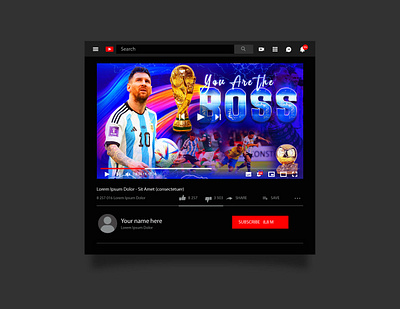 YouTube Thumbnail Design advert branding business corporate creative design flyer illustration youtube thumbnail