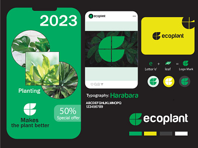 ecoplant Logo Design brand identity branding creative logo custom logo design identity logo logo construction logo creator logo design logo mark logodesign logotype minimalist logo modern logo professional logo symbol typography vector visual identity