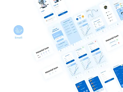 Smafi UI Design branding dailyui design designer farm fish graphic design grapicdesign illustration investment logo smart ui ux vector