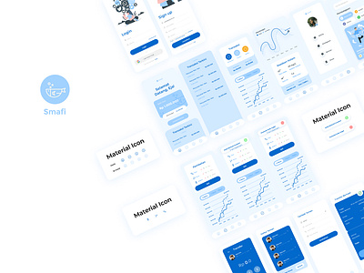 Smafi UI Design branding dailyui design designer farm fish graphic design grapicdesign illustration investment logo smart ui ux vector