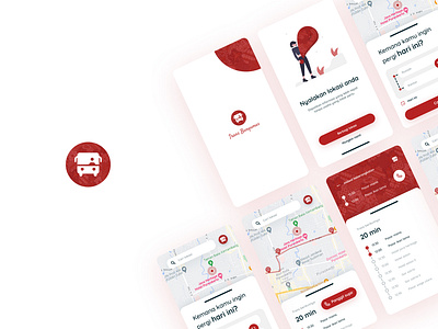Trans Banyumas Apps UI Design app apps banyumas branding dailyui design designer grapicdesign illustration indonesia jawa logo purwokerto trans ui ux vector