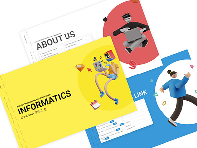Informatics Website UI Design 3d banyumas branding dailyui design designer grapicdesign illustration informatics informatika ittp landing page logo purwokerto telkom ui ux vector web website