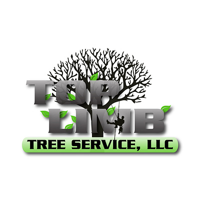 Top Limb Tree Service branding graphic design logo