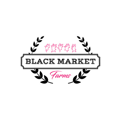 Black Market Farms branding graphic design logo