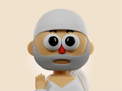 Sai Baba 3d 3dcharacter 3dmodel 3dmodelling blender design god indiangod saibaba