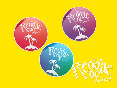 Wine Brand Sticker Design colorful drink graphic design print