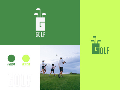 Golf logo concept brand identity brand logo design flat logo graphic design illustration logo logo inspiration minimalist logo mockup design morden logo sport logo ui uiux wordmark logo