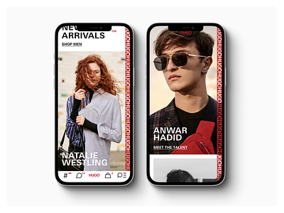 Hugo Boss Shopping Experience branding e commerce fashion hugo boss ui ux web app