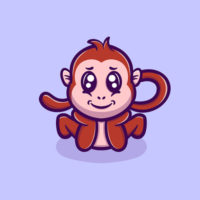 Cute ape illustration animal ape branding business cartoon design fun illustration illustration art illustrator ilustration kids logo monkey packaging vector vector art