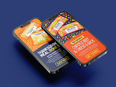 Tamale Brand Email Newsletter Design graphic design mock up phone