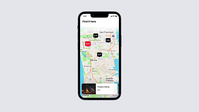 Map Interaction animation app app design card component design design system figma freebie interaction ios map minimal motion graphics scroll ui ux