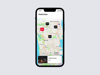 Map Interaction animation app app design card component design design system figma freebie interaction ios map minimal motion graphics scroll ui ux