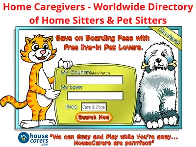 Home Caregivers - Worldwide Directory of Home Sitters & Pet Sitt travel
