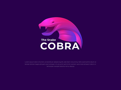 The Sanke Cobra Logo Design | Modern Logo | Colorful Logo Design 3d animation branding business design graphic design illustration logo logomaker mamunislam85 modern logo design motion graphics ui ux vector