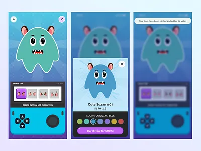 NFT Avatar Builder avatar builder crypto customizer design game metaverse nft ui web3