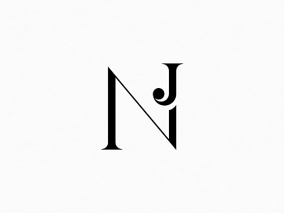 N & J branding design logo logoconcept logodesign mark monogram symbol typography vector