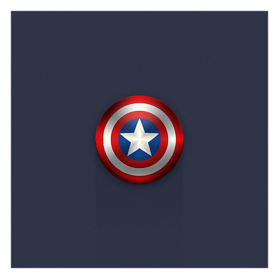 Adobe illustrator Captain America Shield