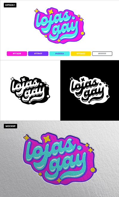 Lojas.gay and Tiendas.gay Branding for LGBT+ e-Commerce branding design graphic design lgbt logo