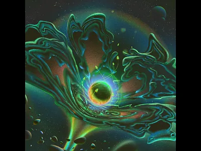 Hello Planta album bio dribbble ep fauna flora flower greenplanet hello hellodribbble illo illustration music ozoyo planet plant purple sci fi space sphere