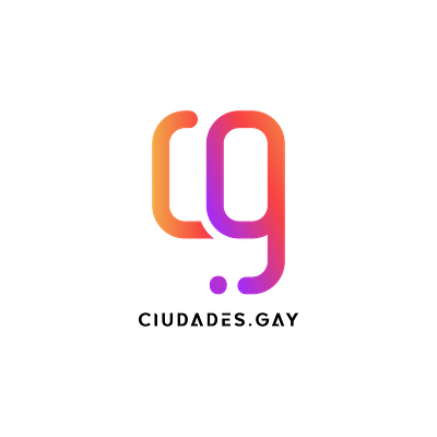Cidades.gay or Ciudades.gay LGBT+ City Guide Logo Redesign branding design graphic design lgbt logo