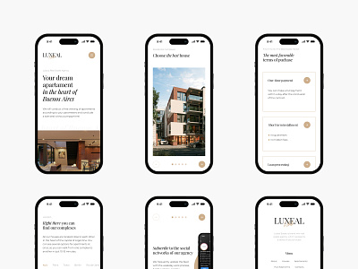 Real Estate Website Design — Adaptive Design adaptive animation app behance booking design home mobile real estate ui uidesign ux uxdesign web design website