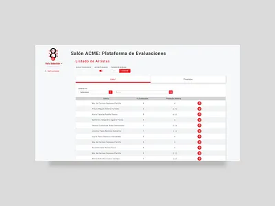 Data Collector Manager Personalized - Salon ACME design minimal ui ux