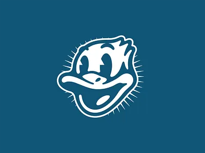 Happy Duck branding cartoon graphic design illustration logo mascot