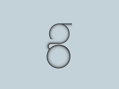 letter g branding design experiment graphic design