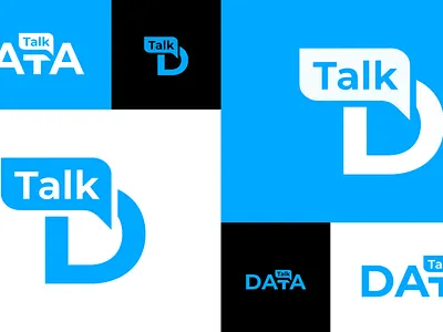 Logo Design for Data Talk (1/3) branding logo logo design logotype visual identity