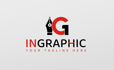 INGRAPHIC LOGO brand identity branding businesslogo company logo creativelogo graphic logo ingraphic company logo ingraphic logo logo logo color logo idea logo image logodesign modern unique logo