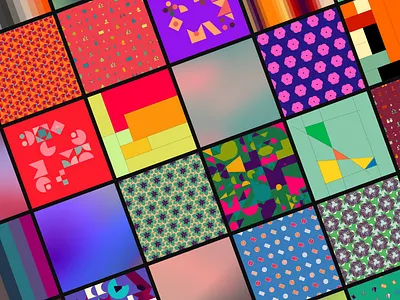 More Graphics abstract ai design generative geometric gradient pattern